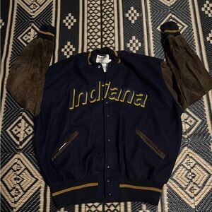 Indiana Pacers team bomber jacket, vintage rare Delong tag size XL